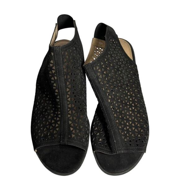 American Eagle Black Slingback Mesh Sandal 9.5w - Picture 14 of 14